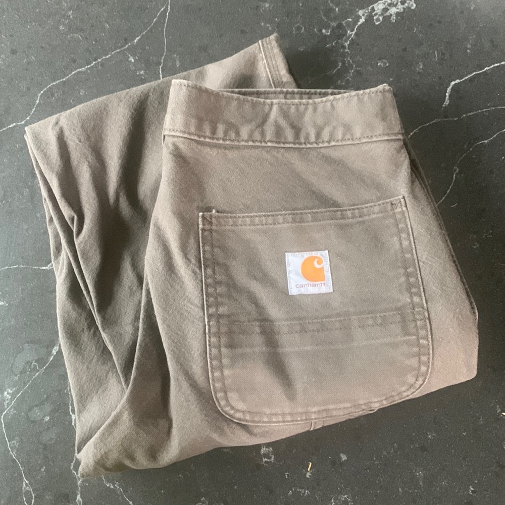 Carhartt Relaxed Fit Pants. 29 x 30. Gray.